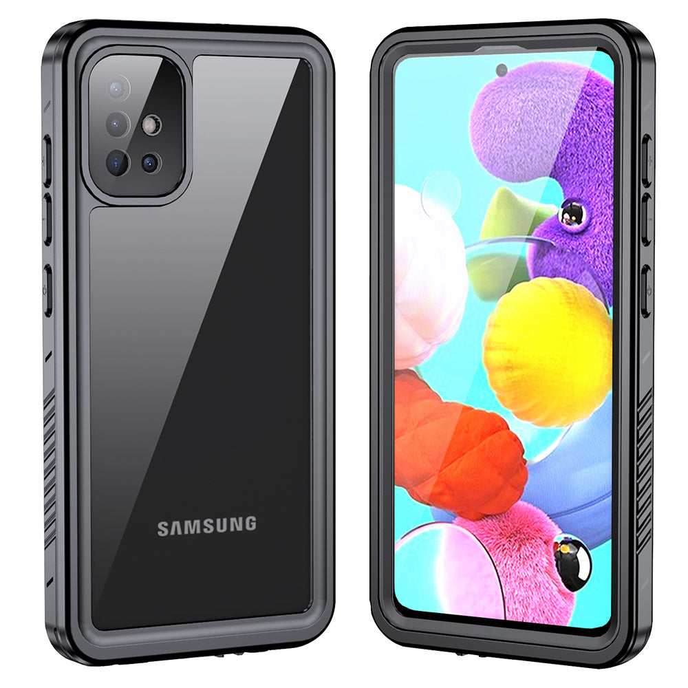 For Samsung Galaxy A51 5G SM-A516 FS Series IP68 Waterproof Case Clear Cell Phone Diving Drop-proof Cover For Samsung Galaxy A51 5G SM-A516 FS Series IP68 Waterproof Case Clear Cell Phone Diving Drop-proof Cover